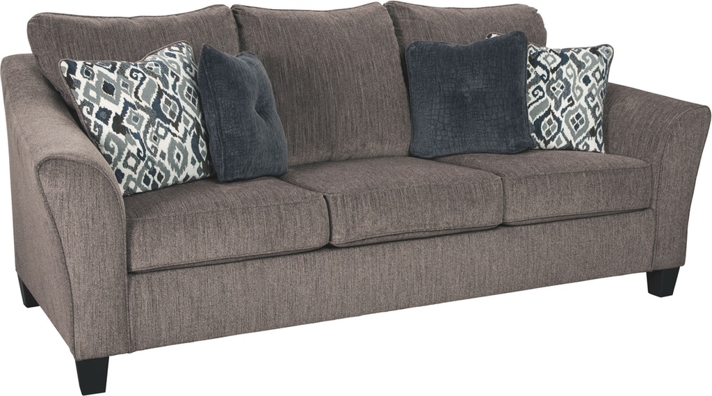 Ashley Furniture 5 Piece Living Room Set Traditional natural brown